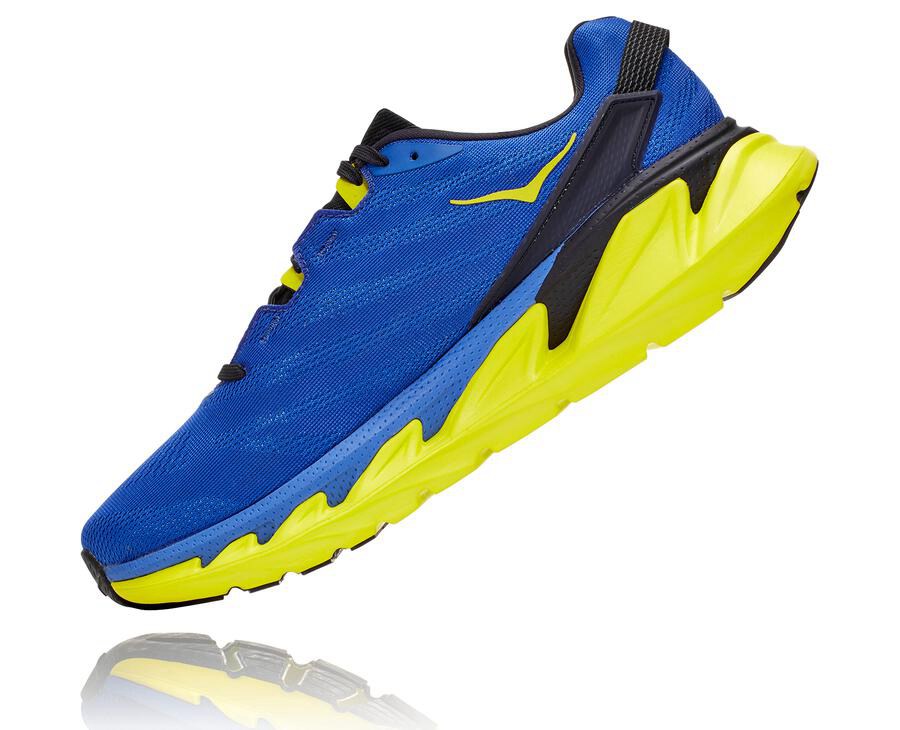 Zapatillas Running Hoka One One Hombre - Elevon 2 - Azules/Verde - RBN504123